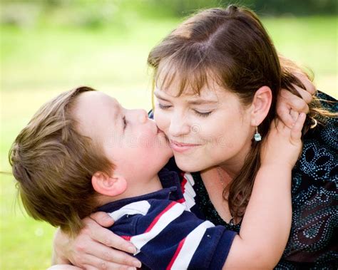 Mother Son Kiss Stock Footage & Videos